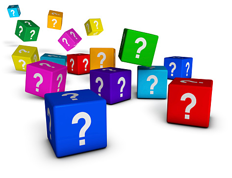 Question Marks Cubes