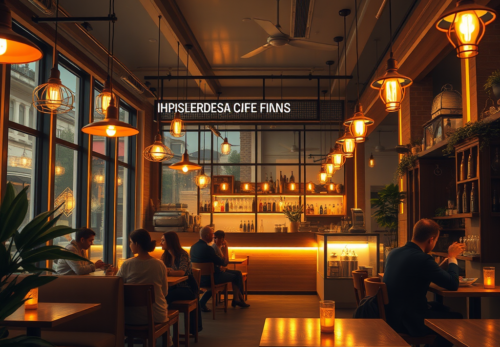 カフェの照明計画　(連載)